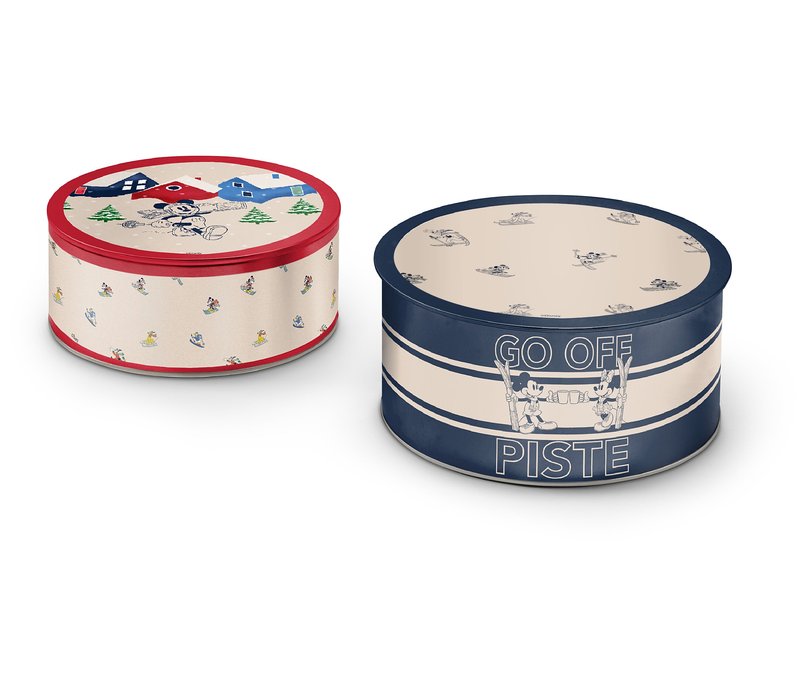 Tchibo - 2 Metall-Keksdosen »Mickey and Friends« - mehrfarbig