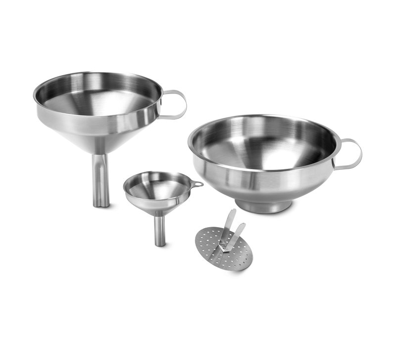 Tchibo - Edelstahltrichter-Set - silber