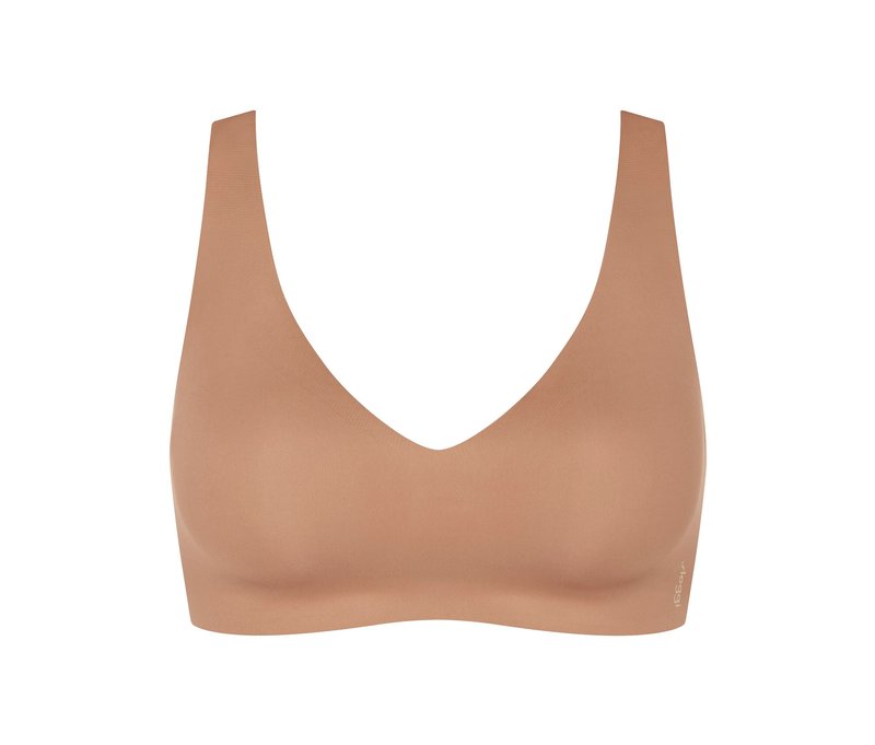 sloggi Zero Feel 2.0 Soft Bra - Damen - Gr. XL - braun