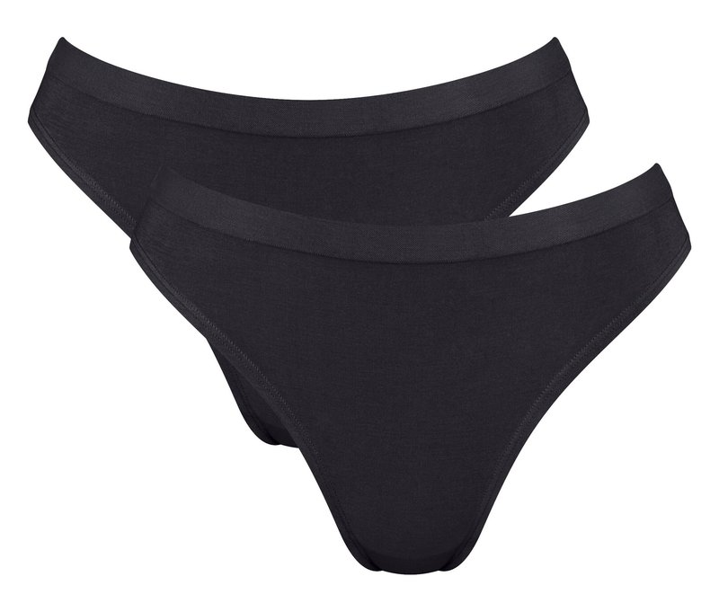 sloggi GO Sense High leg 2P - Damen - Gr. S - schwarz