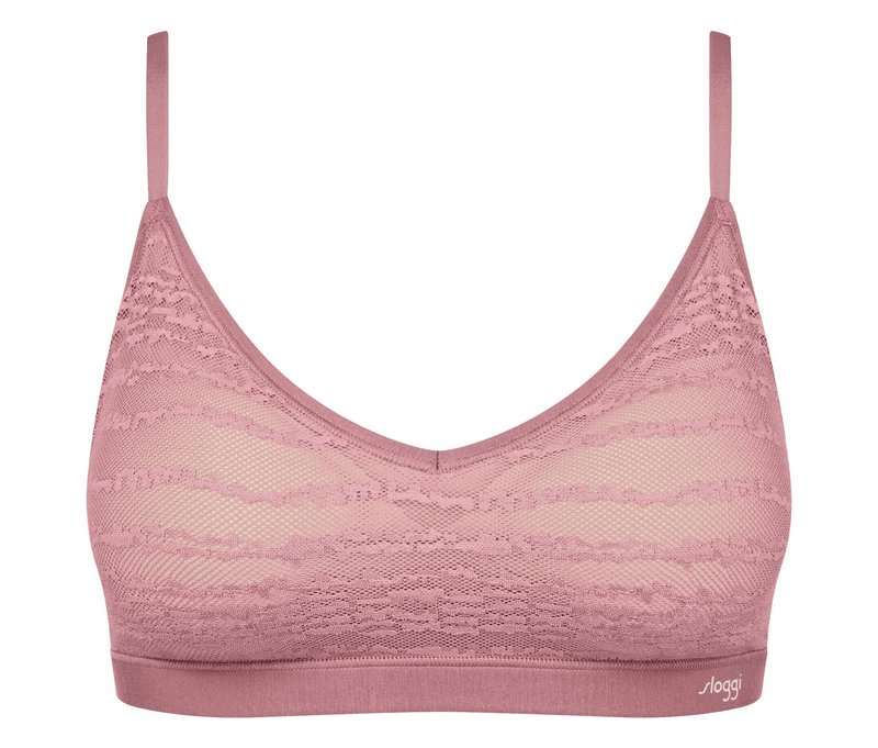 sloggi Free Evolve PU Lace BH - Damen - Gr. M/L - pink