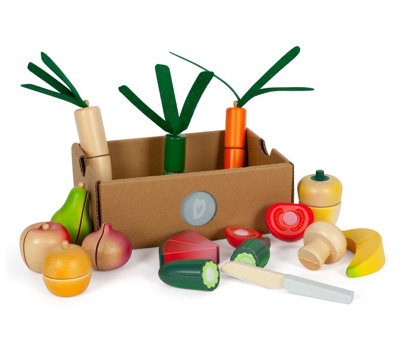 small foot Schneide-Set Obst und Gemüse »fresh« - mehrfarbig