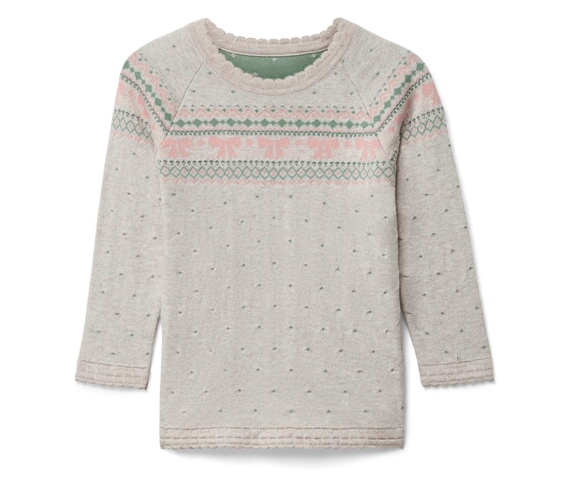 Tchibo - Kinder-Strickpullover - Mädchen - Gr. 86/92 - silber