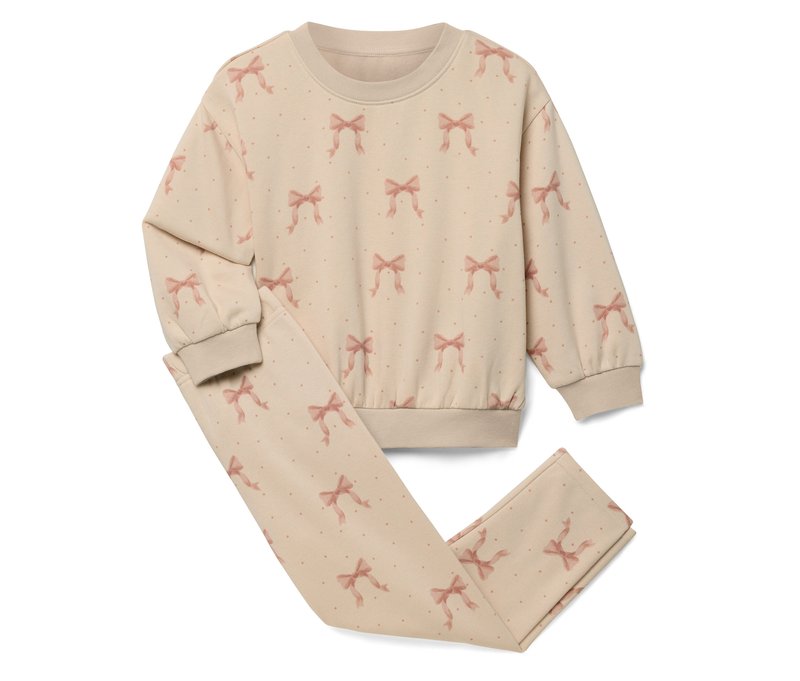 Tchibo - Kinder-Kombi - Mädchen - Gr. 98/104 - weiß/print