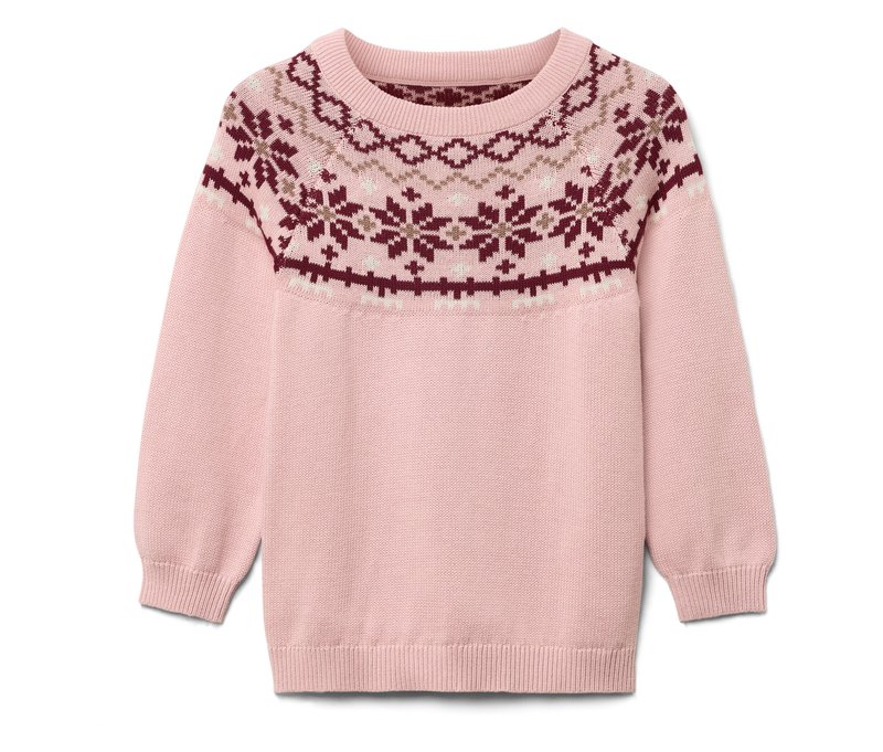 Tchibo - Kinder-Strickpullover - Mädchen - Gr. 98/104 - weiß