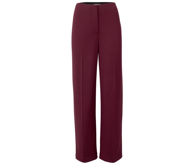 Tchibo - Jerseyhose - Damen - Gr. 36 - dunkelrot