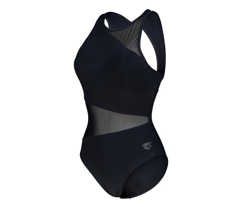 arena Feel Damen Badeanzug Mesh Angle Vent Back - Damen - Gr. 44 - schwarz