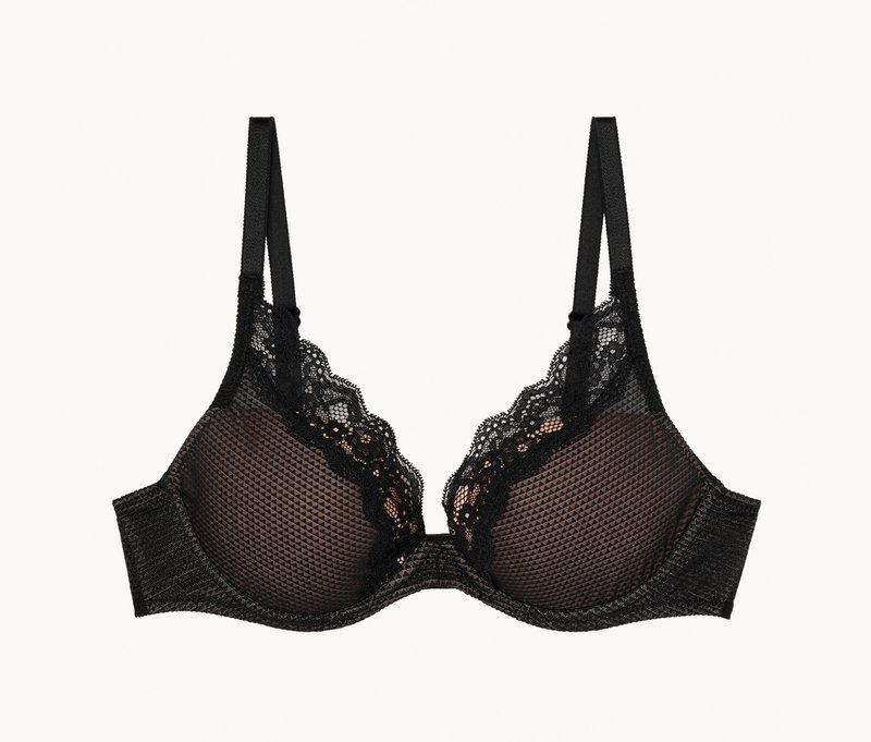 Passionata Padded Plunge-BH »Brooklyn« - Damen - Gr. 85E - schwarz