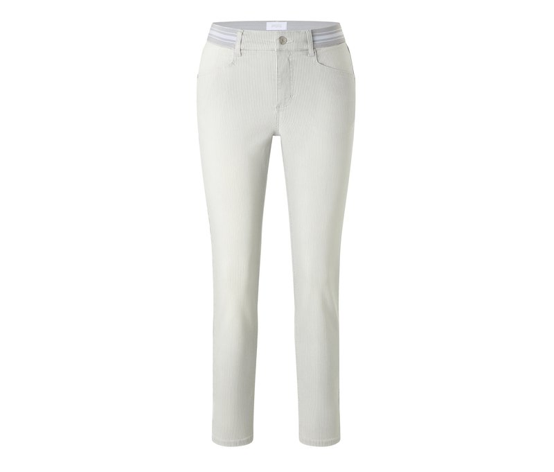 Angels Jeans »Ornella Sporty« Slim Fit 7/8 - Damen - Gr. 36 - grau/gestreift