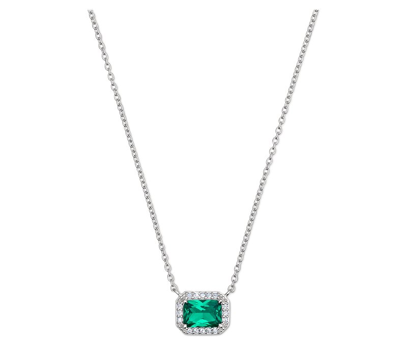 Tchibo - 925 Silber Kette »Royal Green« - silber