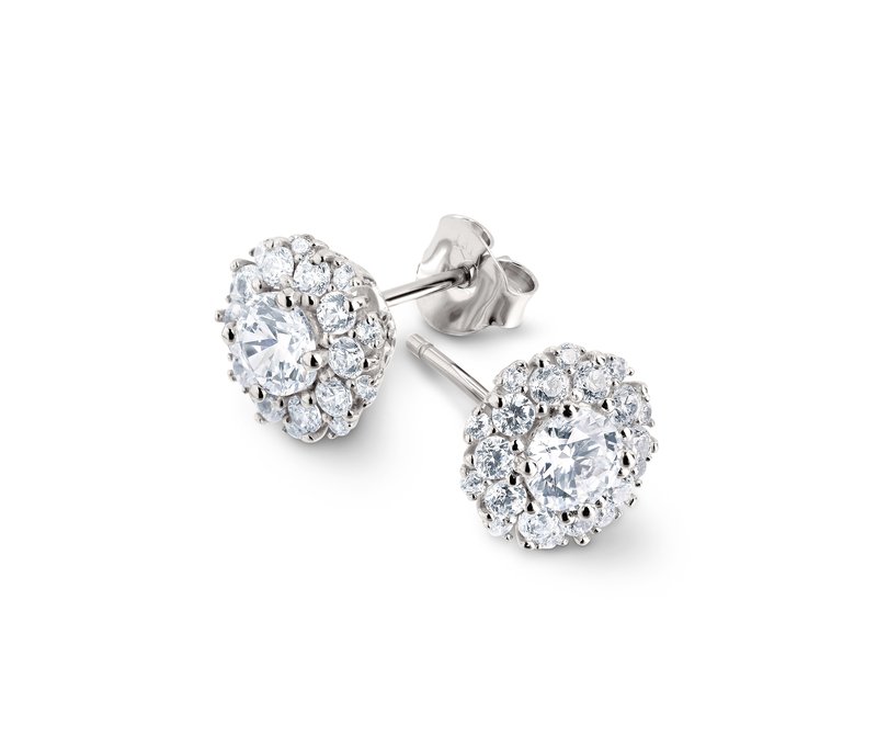 Tchibo - 925 Silber Ohrstecker »Sparkle« - silber