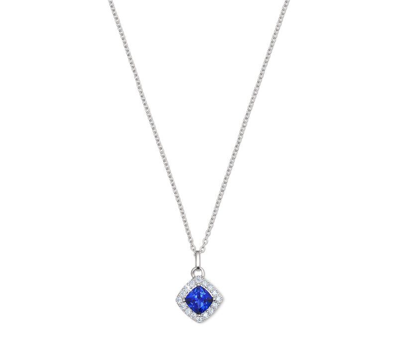 Tchibo - 925 Silber Kette »Royal Blue« - silber