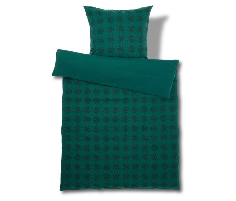 Tchibo - Biber-Bettwäsche - grün