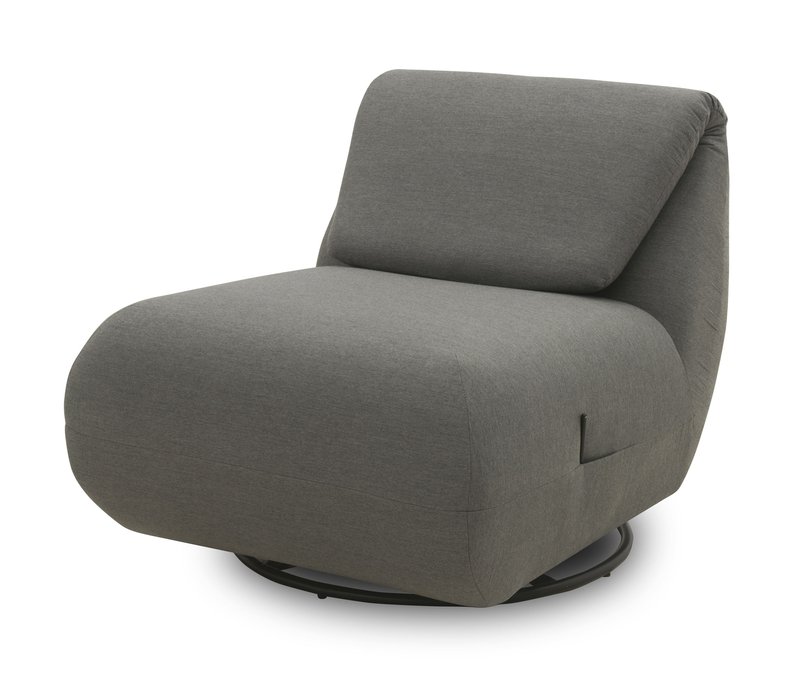 Tchibo - Domo Drehsessel »Kolding« - 68x88x67cm - anthrazit - Kunststoff / Glas / Metall