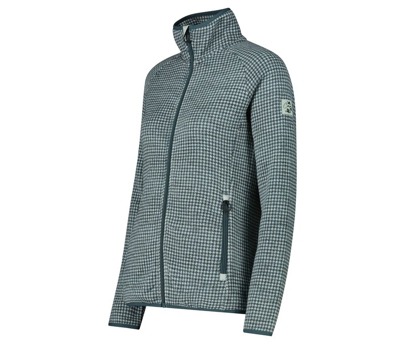 CMP Damen-Strickfleece-Jacke - Damen - Gr. 48 - grün