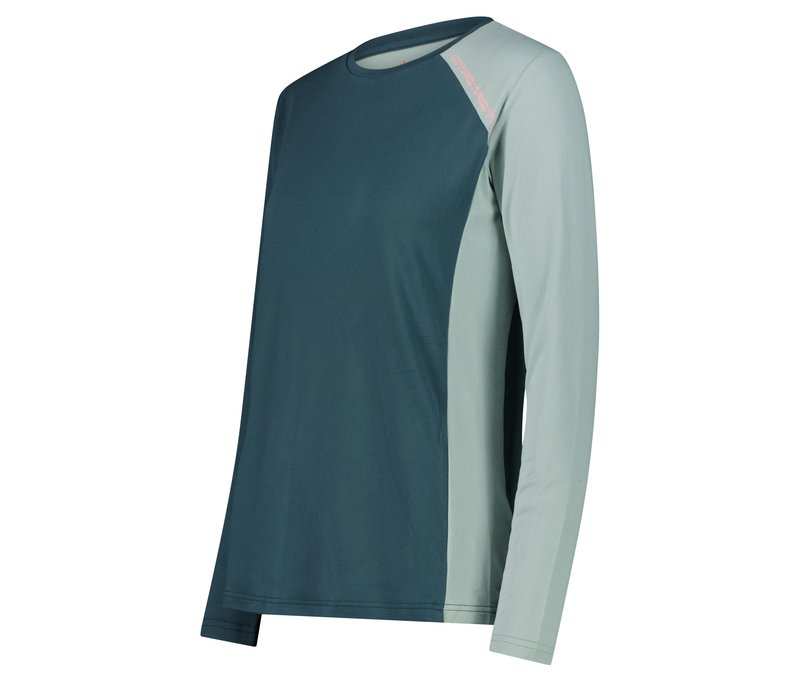 CMP Damen-Langarm-Shirt - Damen - Gr. 40 - grün