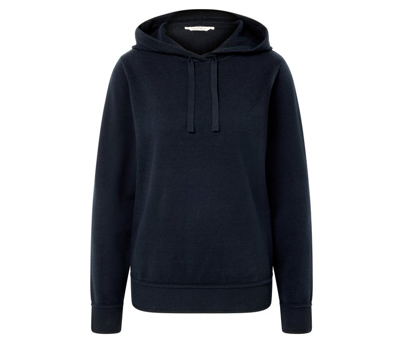Tchibo - Strick-Kapuzenpullover - Damen - Gr. XS - dunkelblau