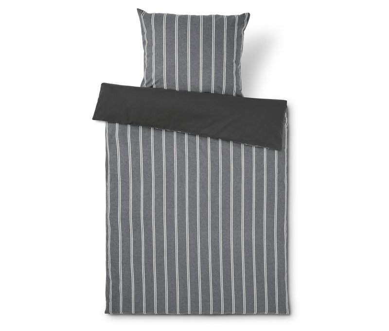 Tchibo - Edelflanell-Bettwäsche - anthrazit