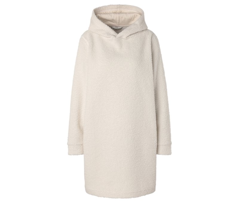 Tchibo - Kuschel-Loungewear-Kleid - Damen - Gr. XL - creme