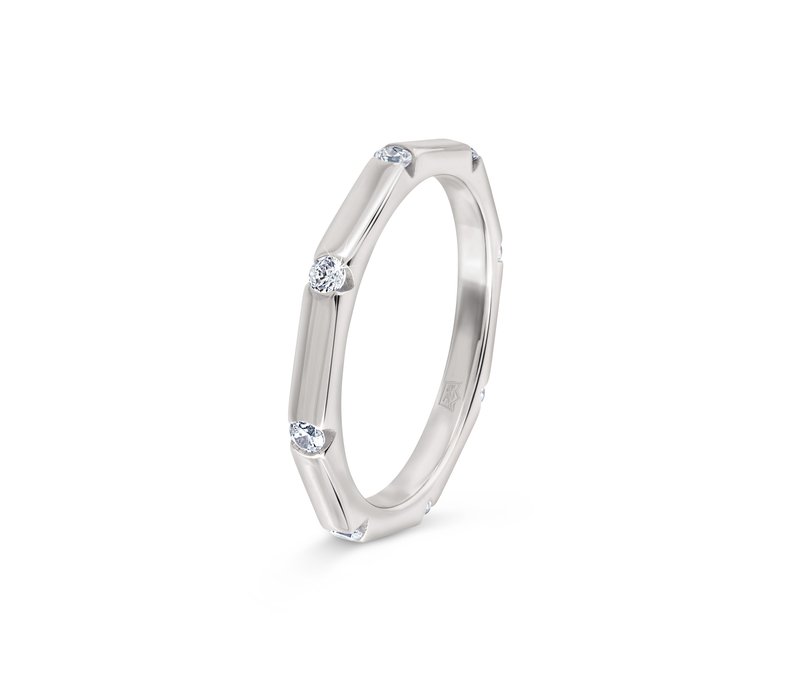 Tchibo - 925 Silber Ring »Octagon« - Damen - Gr. 18 - silber