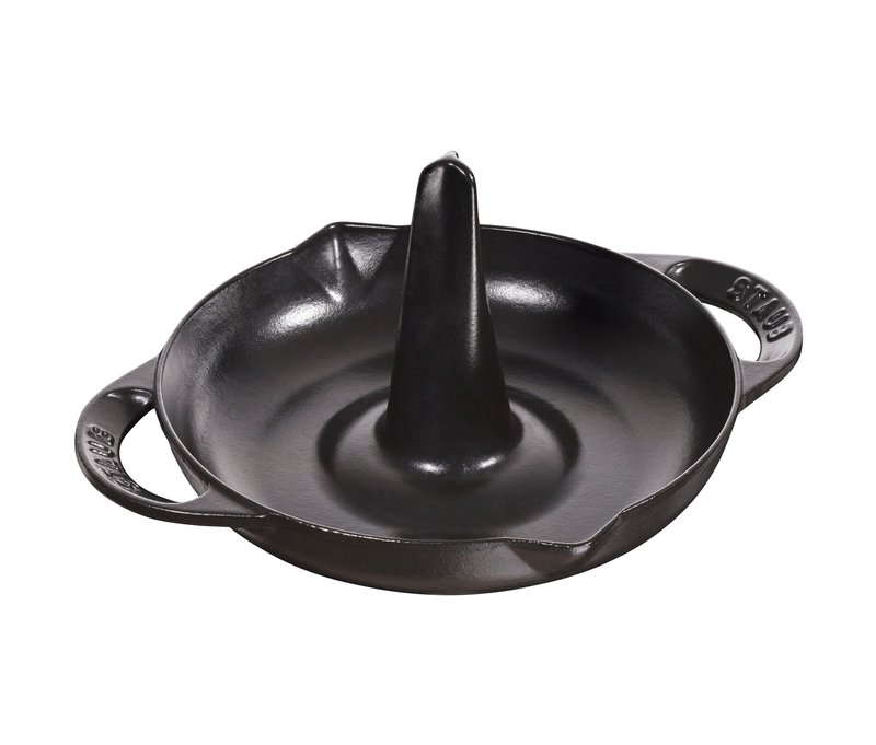 Staub Hähnchen-Bräter - schwarz