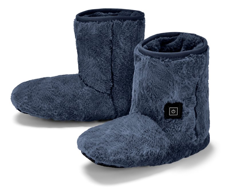 Tchibo - Beheizbare Schuhe - Gr. M - dunkelblau