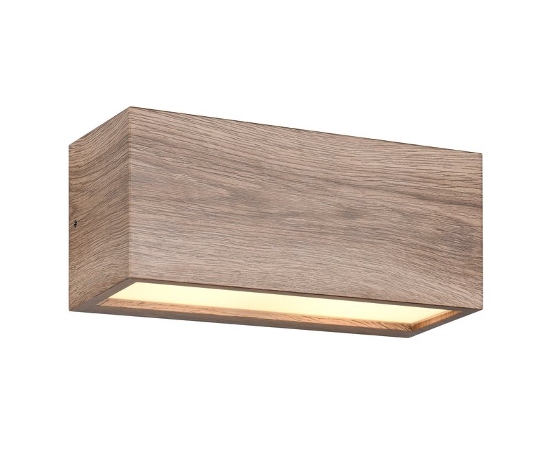 Trio Outdoor-Wandleuchte »Mayenne« - 25x11x11cm - braun - Aluminium / Kunststoff