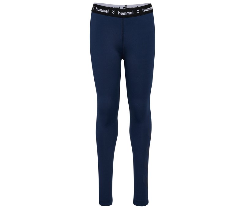 Hummel Hmljr Pulse Mid Waist Tight - Damen - Gr. 164 - blau
