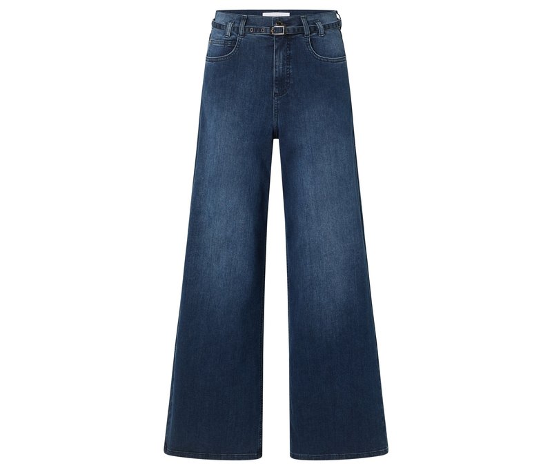 Angels Jeans »Liva Belt« Wide Leg - Damen - Gr. 46 - blau