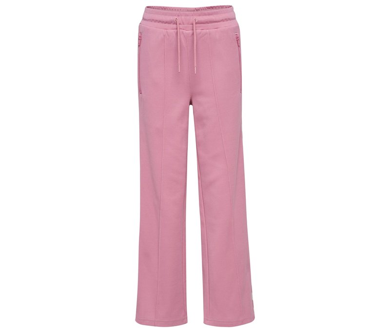 Hummel Hmljr Archive Wideleg Poly Pants - Damen - Gr. 134 - rosa