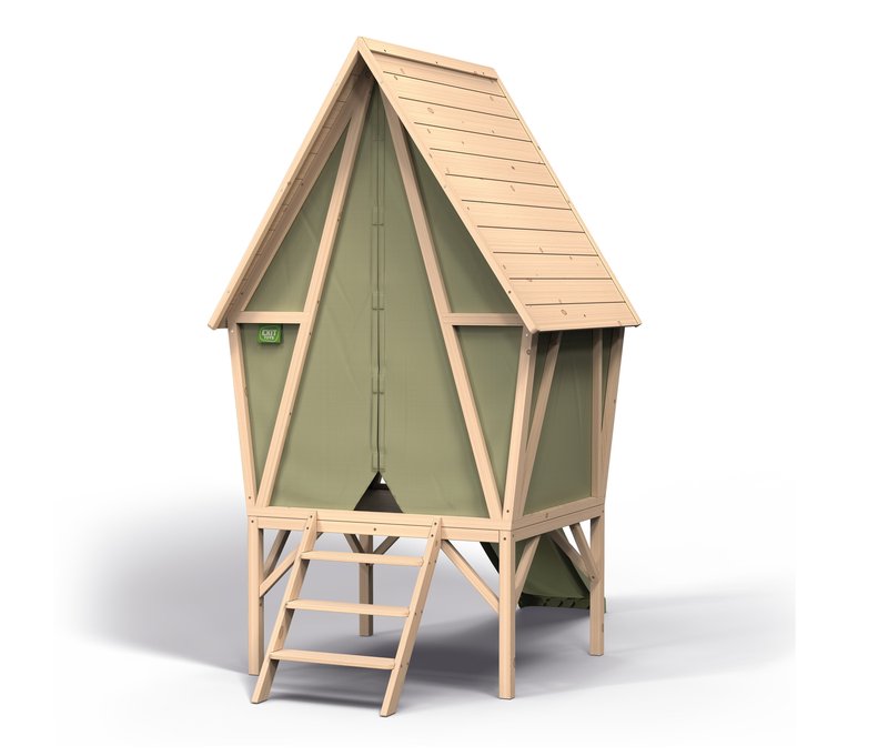 Exit Spielhaus »Yuki 300« mit Rutsche - braun