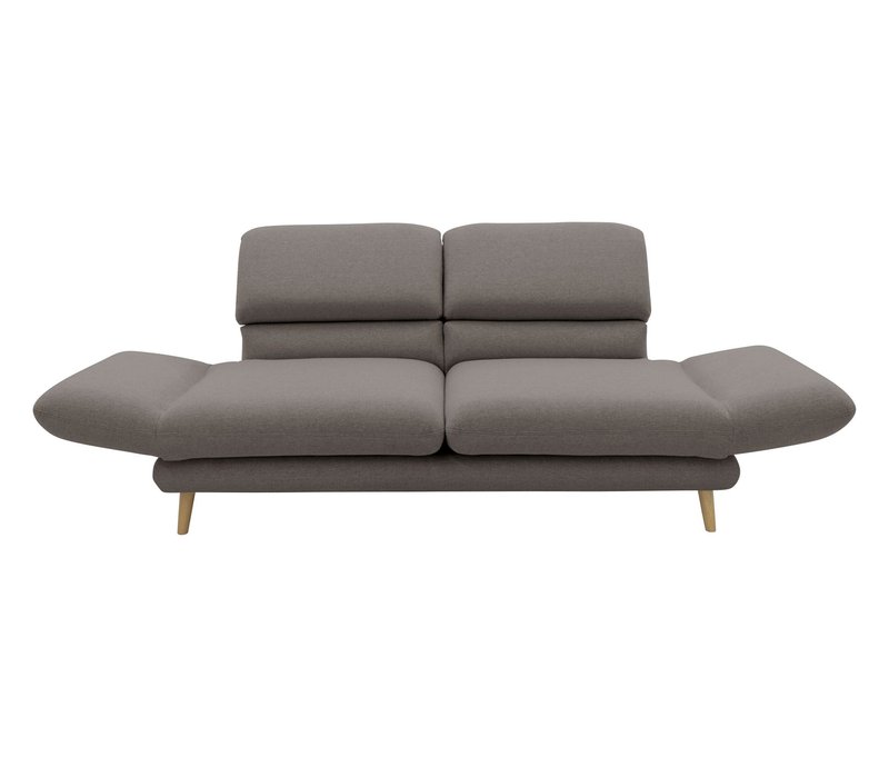 Tchibo - Domo 2-Sitzer »Malaga« - 180x98x92cm - taupe - Polyester / Holz / Vlies