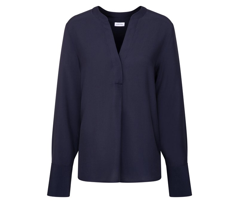 Seidensticker Tunika aus Viskose - Damen - Gr. 54 - dunkelblau