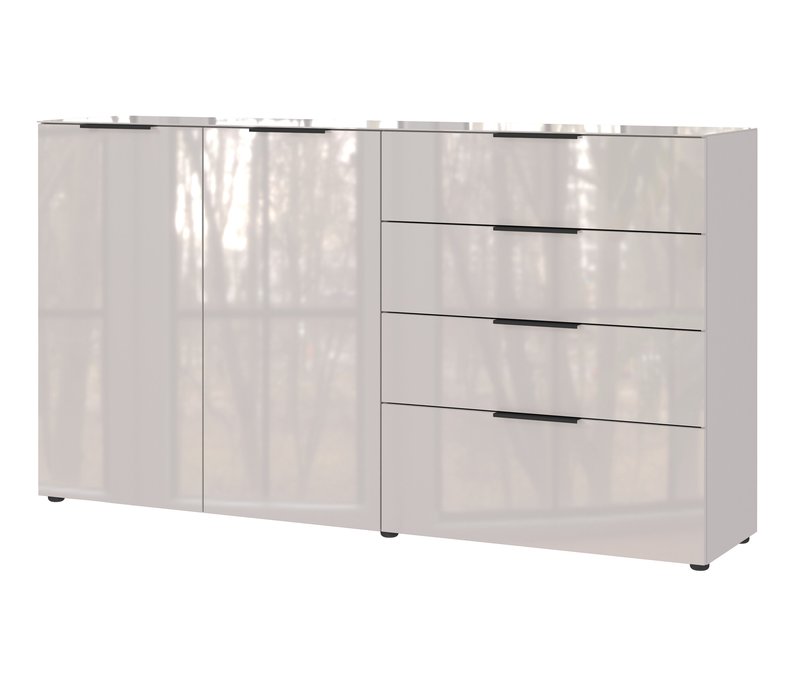 Tchibo - Sideboard »Oakland« - 184x102x42cm - Holz / Glas