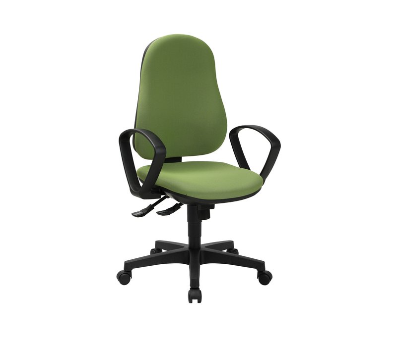 Topstar Stuhl »Support SY« - 60x80x38cm - grün - Polyester / Kunststoff / Holz