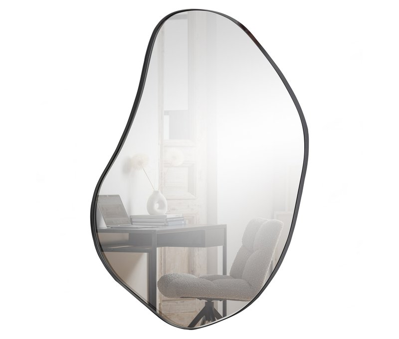 Tchibo - Woood Spiegel »Romee« - 76x5x108,5cm - schwarz - Metall