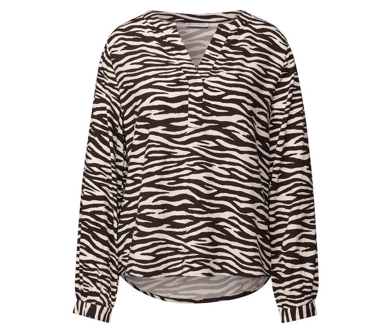 Street One Bluse - Damen - Gr. 40 - braun