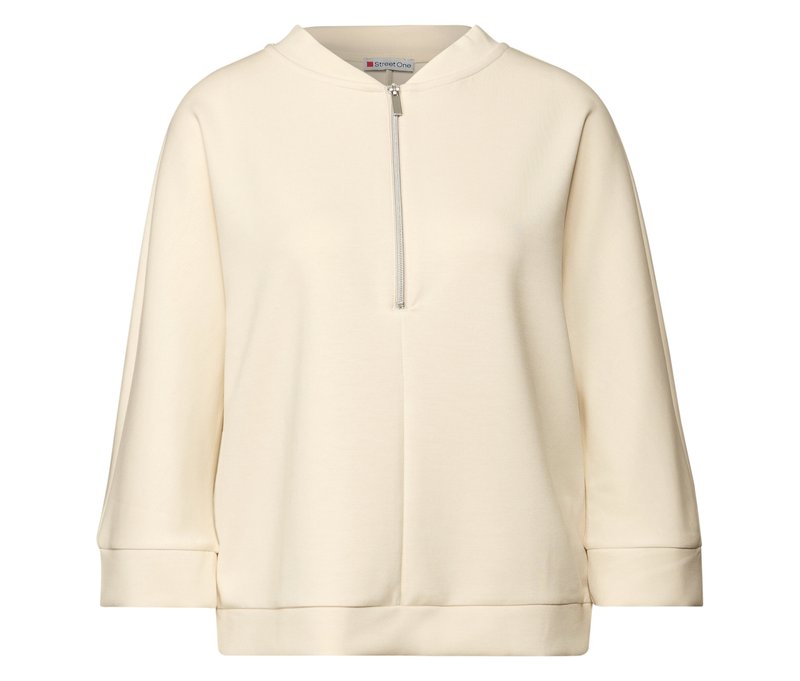 Street One T-Shirt aus Modalmix - Damen - Gr. 42 - beige