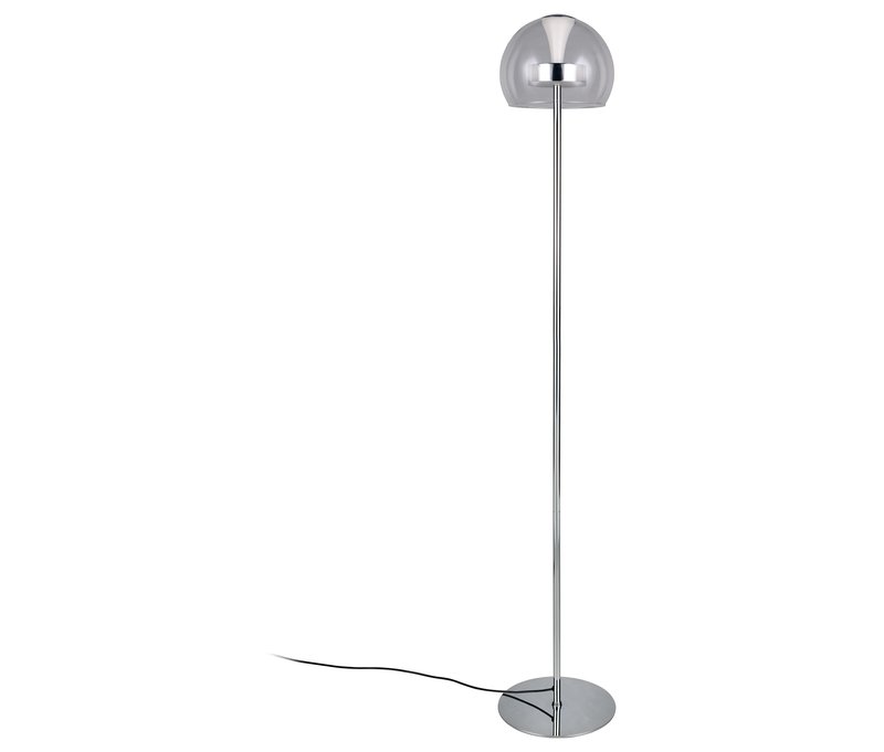 Trio LED-Stehleuchte »Flynt« - 26,5x19,5x50cm - chrom - Glas / Metall / Kunststoff