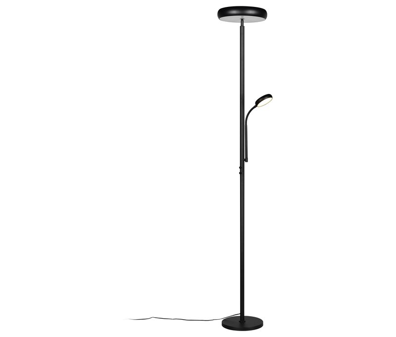 Trio Stehleuchte »Palermo« - 30x56x9,5cm - schwarz - Metall / Kunststoff