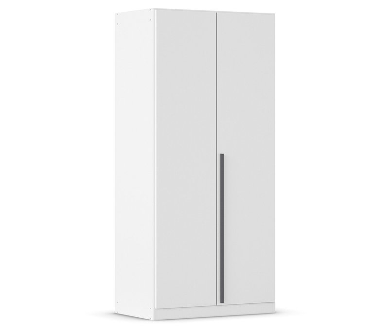 rauch Kleiderschrank »Alba« - 91x56x197cm - weiß - Holz / Holz