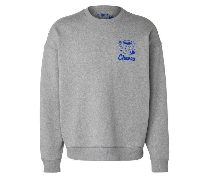 Tchibo - Unisex Coffee Crew Sweatshirt - Herren - Gr. XL - grau