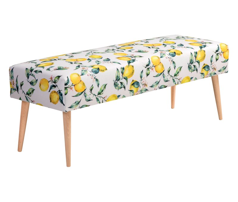 Tchibo - Sitzbank »Sit« - 113x39x41cm - braun - Polyester / Holz / Buchenholz