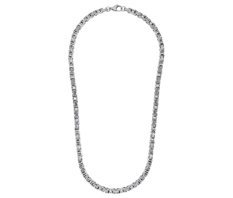 Tchibo - Amor Edelstahl Herren-Halsschmuck »Königskette« - silber