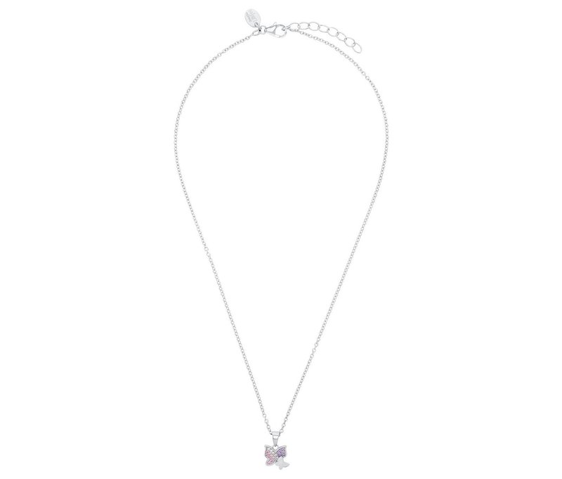 Tchibo - Amor 925 Silber Kinder-Halsschmuck »Schmetterling« - lila