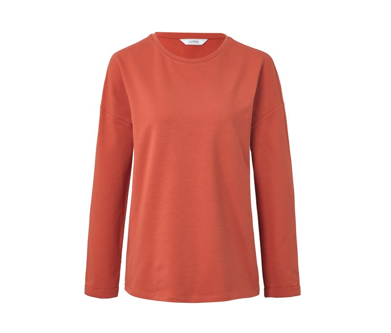 Tchibo - Sweatshirt mit 3/4-Arm - Damen - Gr. XL - braun