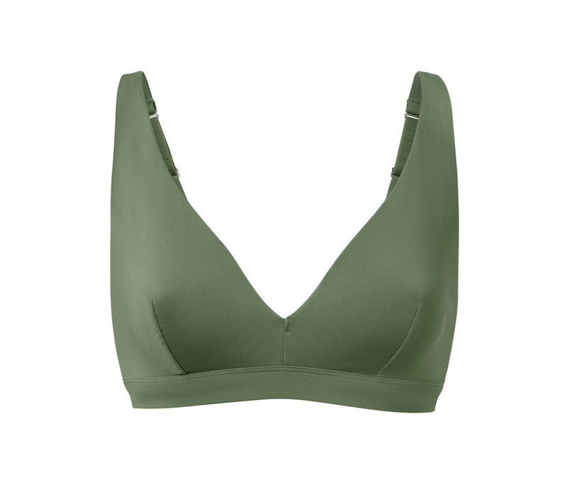Tchibo - Komfort-Soft-BH - Damen - Gr. 80B - olivgrün