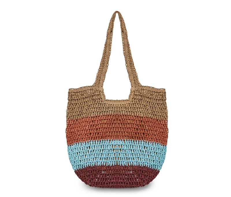 Tchibo - Bast-Shopper - hellblau