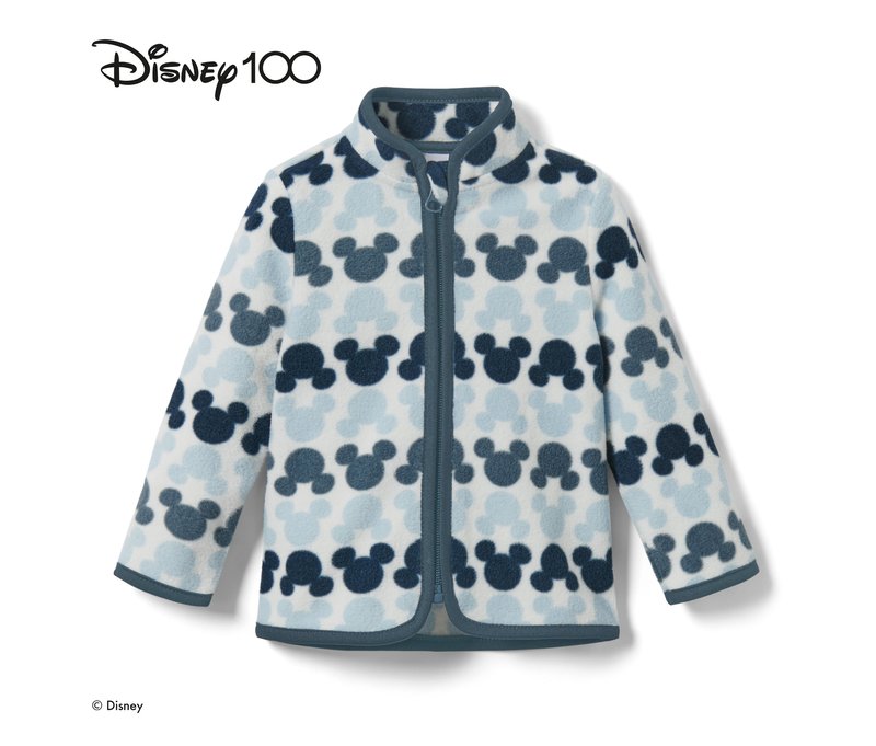 Tchibo - Kleinkind-Fleecejacke »Micky« - Herren - Gr. 86/92 - weiß