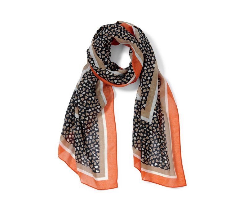 Tchibo - Bedruckter Webschal - creme